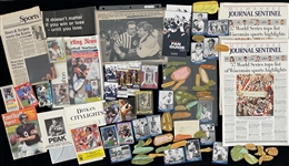 1980's-2000's Baseball Football Basketball Americana Collection - Lot of Thousands w/ Trading Cards, Publications, Signed Items & More 