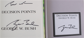 1990's-2010's George HW George W Barbara Laura Bush Signed Hardcover Books - Lot of 8 (JSA)