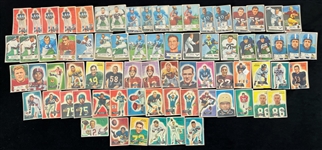 1954-55 Football Trading Cards - Lot of 300+ w/ Bowman & Topps All American