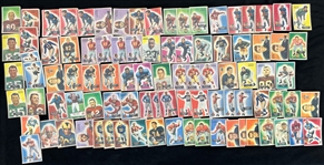 1954-55 Football Trading Cards - Lot of 300+ w/ Bowman & Topps All American