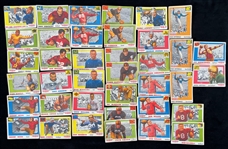 1954-55 Football Trading Cards - Lot of 300+ w/ Bowman & Topps All American