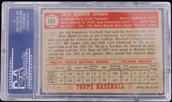 1952 Jack Jensen New York Yankees Topps #122 (VG-EX 4 Slabbed)