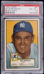 1952 Allie Reynolds New York Yankees Topps #67 Black Back (VG-EX+ 4.5 Slabbed)