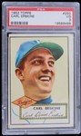 1952 Carl Erskine Brooklyn Dodgers Topps #250 (VG 3 Slabbed)
