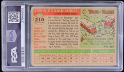 1955 Duke Snider Brooklyn Dodgers Topps #210 (Good 2)