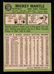 1967 Mickey Mantle New York Yankees Topps Trading Card #150 