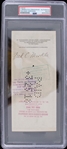 1918 Fred Merkle Chicago Cubs Signed and Endorsed Check (PSA Slabbed)