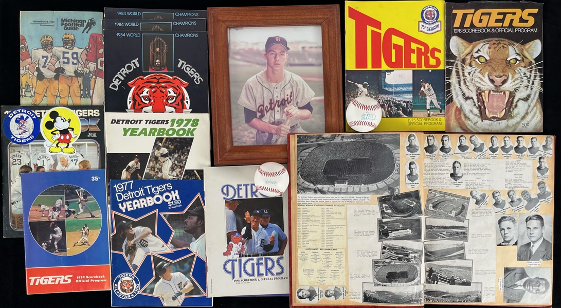 1940s-1990s Michigan State Programs, Football Guides, Scrapbook and more (Lot of 65+)