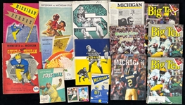 1940s-1990s Michigan State Programs, Football Guides, Scrapbook and more (Lot of 65+)
