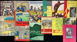 1940s-1990s Michigan State Programs, Football Guides, Scrapbook and more (Lot of 65+)