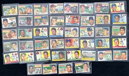 1955-56 Topps Baseball Trading Card Collection - Lot of 92 w/ Roy Campanella, Al Kaline, Duke Snider, Warren Spahn & More