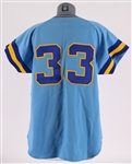 1980 Frank Howard Milwaukee Brewers Signed Professional Model Road Jersey (MEARS LOA/JSA)