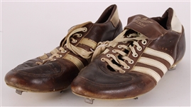 1986 Steve Garvey San Diego Padres Signed Adidas Game Worn Cleats (MEARS LOA/JSA)