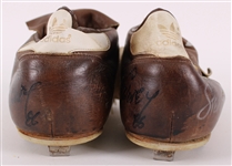 1986 Steve Garvey San Diego Padres Signed Adidas Game Worn Cleats (MEARS LOA/JSA)