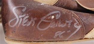 1986 Steve Garvey San Diego Padres Signed Adidas Game Worn Cleats (MEARS LOA/JSA)