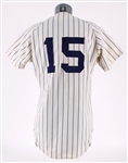 1974-78 New York Yankees #15 Organizational Home Jersey (MEARS LOA)