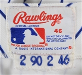1990 Vance Law Chicago Cubs Team Prepared Home Jersey (MEARS LOA)