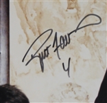2000's Brett Favre Green Bay Packers Signed 28 x 31 Framed Charity Auction Photo Display (Favre Hologram/COA)