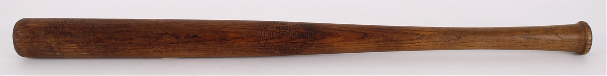 1903-05 JF Hillerich & Son Louisville Slugger Professional Model Game Used Patent No. 716541 Bat (MEARS LOA)