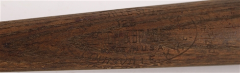 1934-40 Tony Chick Cuccinello Dodgers / Braves H&B Louisville Slugger Professional Model Game Used Bat (MEARS LOA)