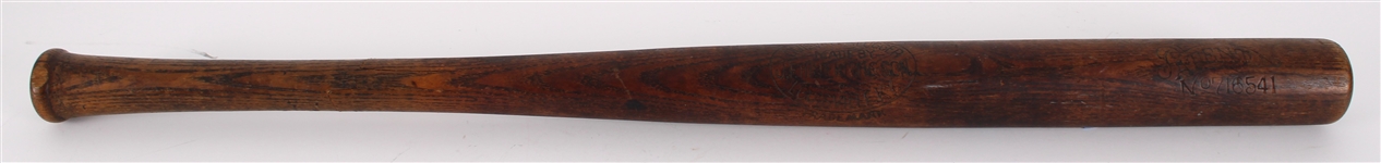 1903-05 JF Hillerich & Son Louisville Slugger Professional Model Game Used Patent No. 716541 Bat (MEARS LOA)