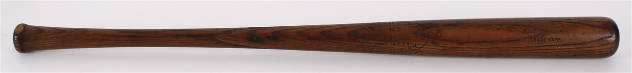 1928-30 Willie Kamm Chicago White Sox H&B Louisville Slugger Professional Model Game Used Bat (MEARS LOA)