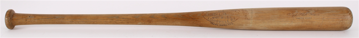 1935-38 Ralph Red Kress H&B Louisville Slugger Professional Model Game Used Bat (MEARS LOA)
