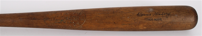 1928-30 Bernie Friberg Philadelphia Phillies H&B Louisville Slugger Professional Model Game Used Bat (MEARS LOA)