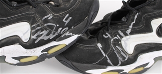 1995-98 Corliss Williamson Sacramento Kings Signed Nike Game Worn Sneakers (MEARS LOA/JSA)