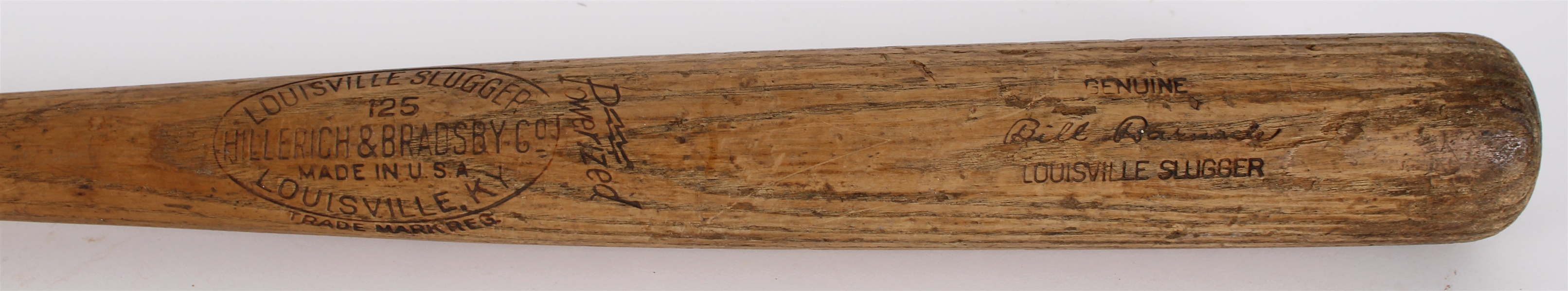 1938-43 Bill Barnacle Minor Leagues H&B Louisville Slugger Professional Model Game Used Bat (MEARS LOA)
