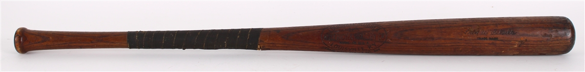 1927-31 Fred Schulte St. Louis Browns H&B Louisville Slugger Professional Model Game Used Bat (MEARS LOA)