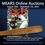 1950-56 Al Rosen Cleveland Indians H&B Louisville Slugger Professional Model Game Used Bat (MEARS LOA)