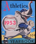 1953 Philadelphia Athletics Connie Mack Stadium Team Yearbook