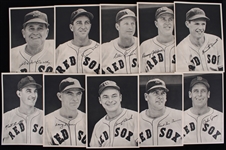 1948 Boston Red Sox 6.5 x 9 Player Photos w/ Original Team Envelope - Lot of 24 w/ Joe McCarthy, Johnny Pesky, Bobby Doerr & More
