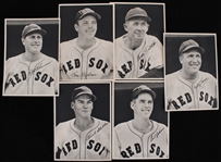 1948 Boston Red Sox 6.5 x 9 Player Photos w/ Original Team Envelope - Lot of 24 w/ Joe McCarthy, Johnny Pesky, Bobby Doerr & More
