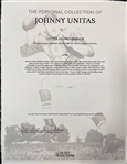 1985 Johnny Unitas Baltimore Stars USFL Presentation Jersey (MEARS LOA/Unitas Family LOA)
