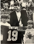 1985 Johnny Unitas Baltimore Stars USFL Presentation Jersey (MEARS LOA/Unitas Family LOA)