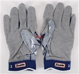 2016 Xander Bogaerts Boston Red Sox Game Worn Batting Gloves (MEARS LOA)