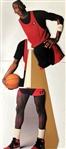 1985 Michael Jordan Chicago Bulls Nike Air Jordan I Stand Up Advertising Display