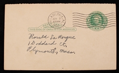 1950 Elmer Valo Philadelphia Athletics Signed 3.25 x 5.5 Postcard (JSA)