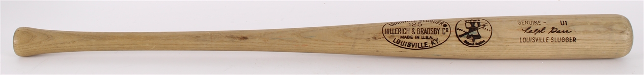 1976 Ralph Garr Chicago White Sox H&B Louisville Slugger Professional Model Game Used Bat + Signed Paper Slip (MEARS LOA/JSA)