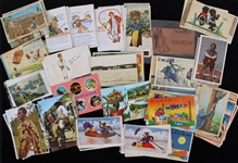 1920's-60's Black Americana Postcard Collection - Lot of 250+