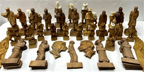 1940s-50s R.A. Struck Carved Wooden Figure Collection (Lot of 40+)