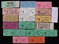 1970s Curtis Hixon Hall Tampa Florida Rock N Roll & Entertainment Ticket Collection - Lot of 18