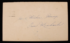 1950 Cass Michaels Chicago White Sox Signed 3.25" x 5.5" Postcard (JSA)