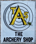 The Archery Shop 60x73 Plastic Sign