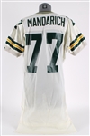 1991 Tony Mandarich Green Bay Packers Game Worn Road Jersey (MEARS A10)