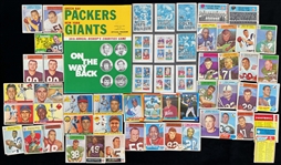 1950s-90s Football Baseball Trading Card Collection - Lot of 85