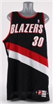 1998-99 Rasheed Wallace Portland Trail Blazers Game Worn Road Jersey (MEARS A5)