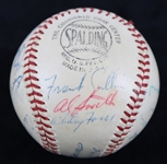 1955 American League All Stars Team Signed ONL Giles Baseball w/ 24 Signatures Including Ted Williams, Mickey Mantle, Yogi Berra & More (JSA)